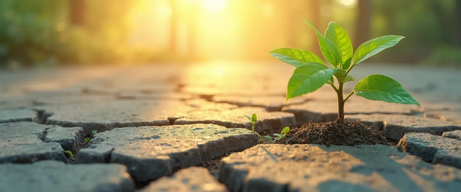 Person embracing the 'I am resilient' meaning through mindful reflection