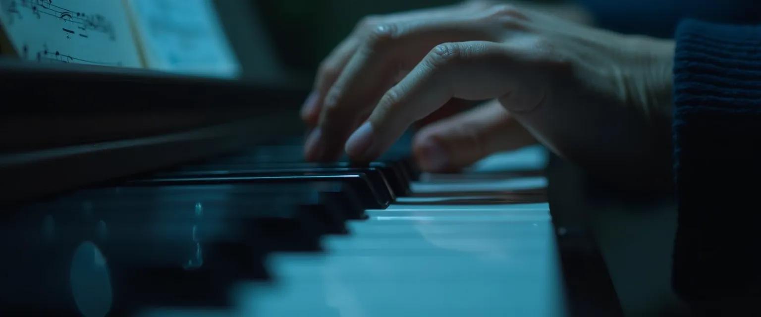 Woman serenading heartbreak with guitar using Ella Fields' creative techniques