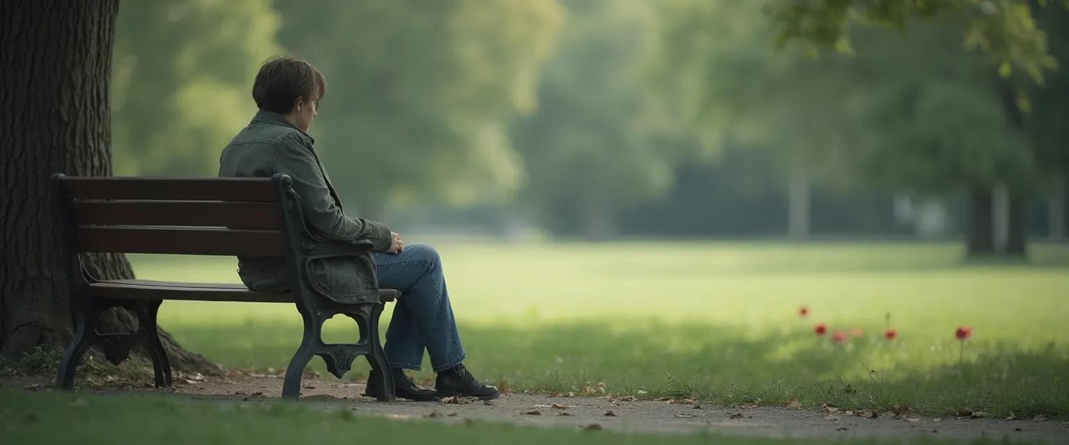 Person reflecting thoughtfully during avoidant breakup recovery process