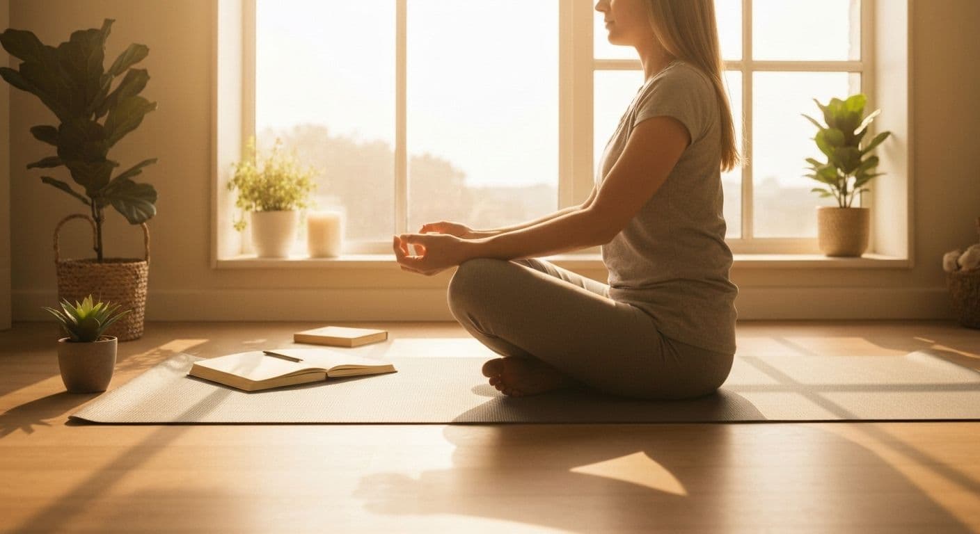 Person practicing daily self-awareness exercises showing how self awareness is a key to self mastery