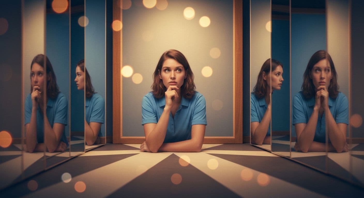 Person reflecting on the code for love and heartbreak while examining recurring dating patterns