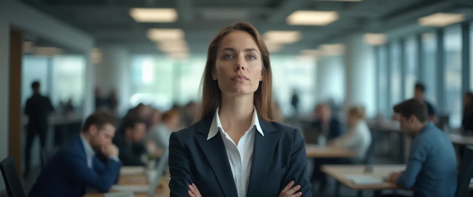 Professional demonstrating the importance of emotional intelligence in the workplace during a challenging meeting