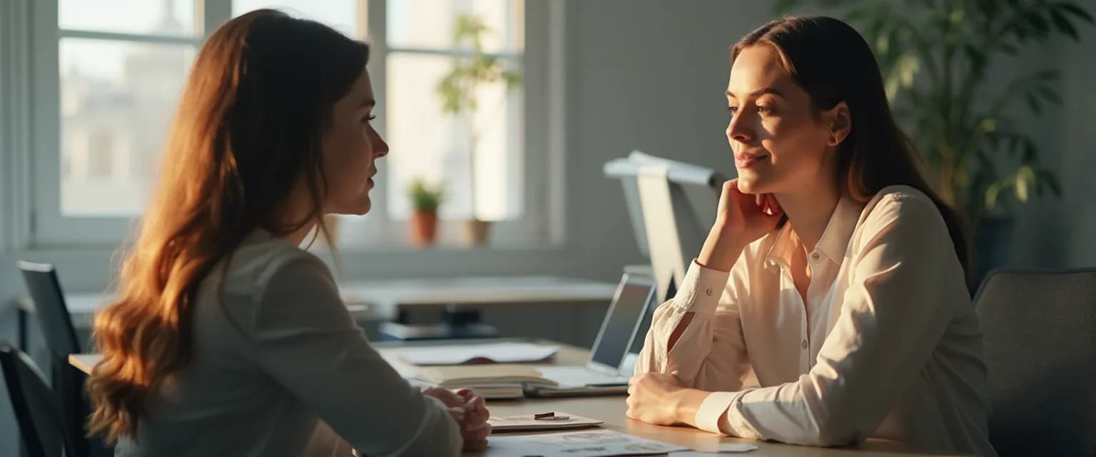 Person using EQ emotional intelligence techniques during conflict resolution