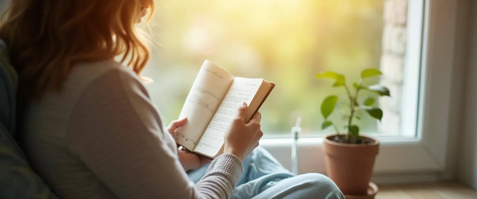 Woman thoughtfully considering dating again after a breakup while practicing emotional self-care