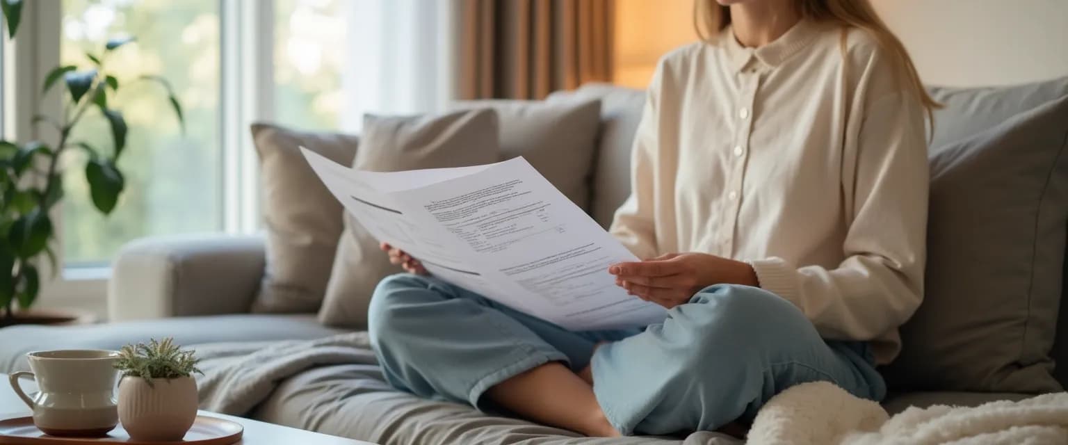 Person practicing financial self-care habits to reduce anxiety during economic uncertainty