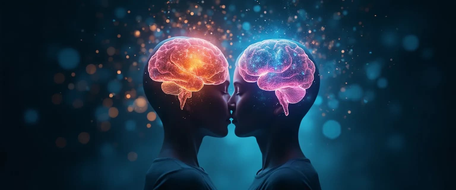 Person developing emotional intelligence through mindful practice and self-awareness