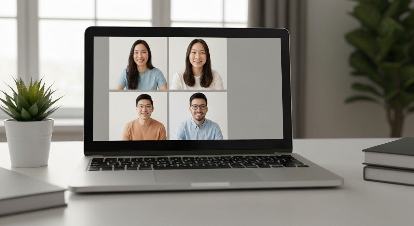 Remote team leader using DISC self-awareness to communicate effectively with distributed team members across digital platforms