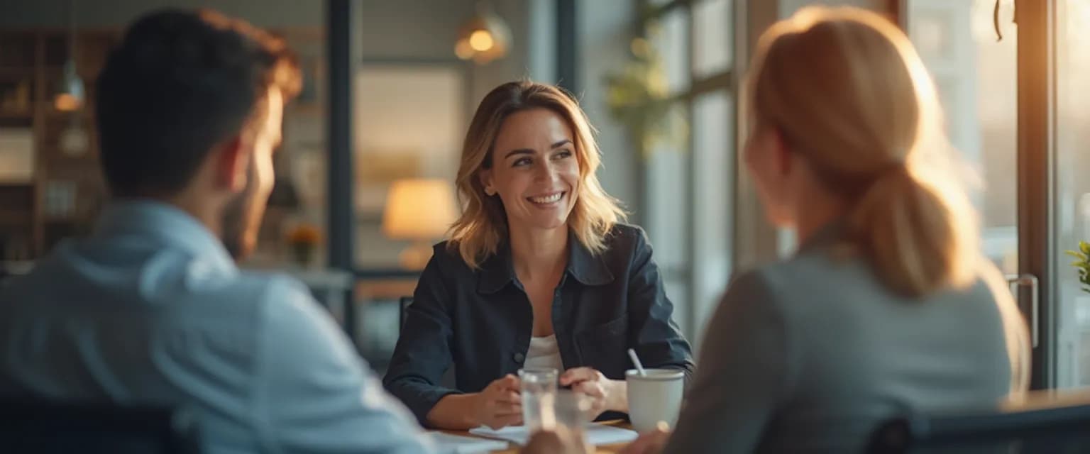 Professionals using emotional intelligence in workplace conflict resolution