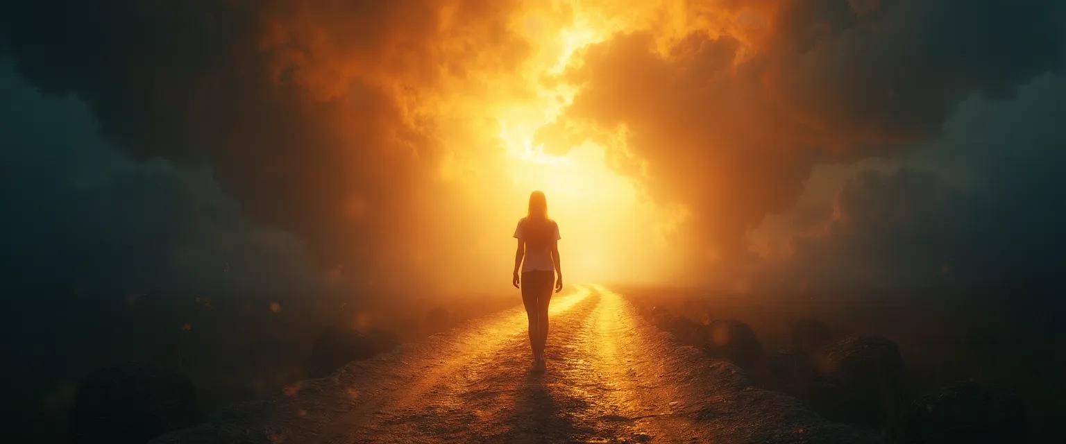 Person practicing self-compassion to build resilience after facing a challenge