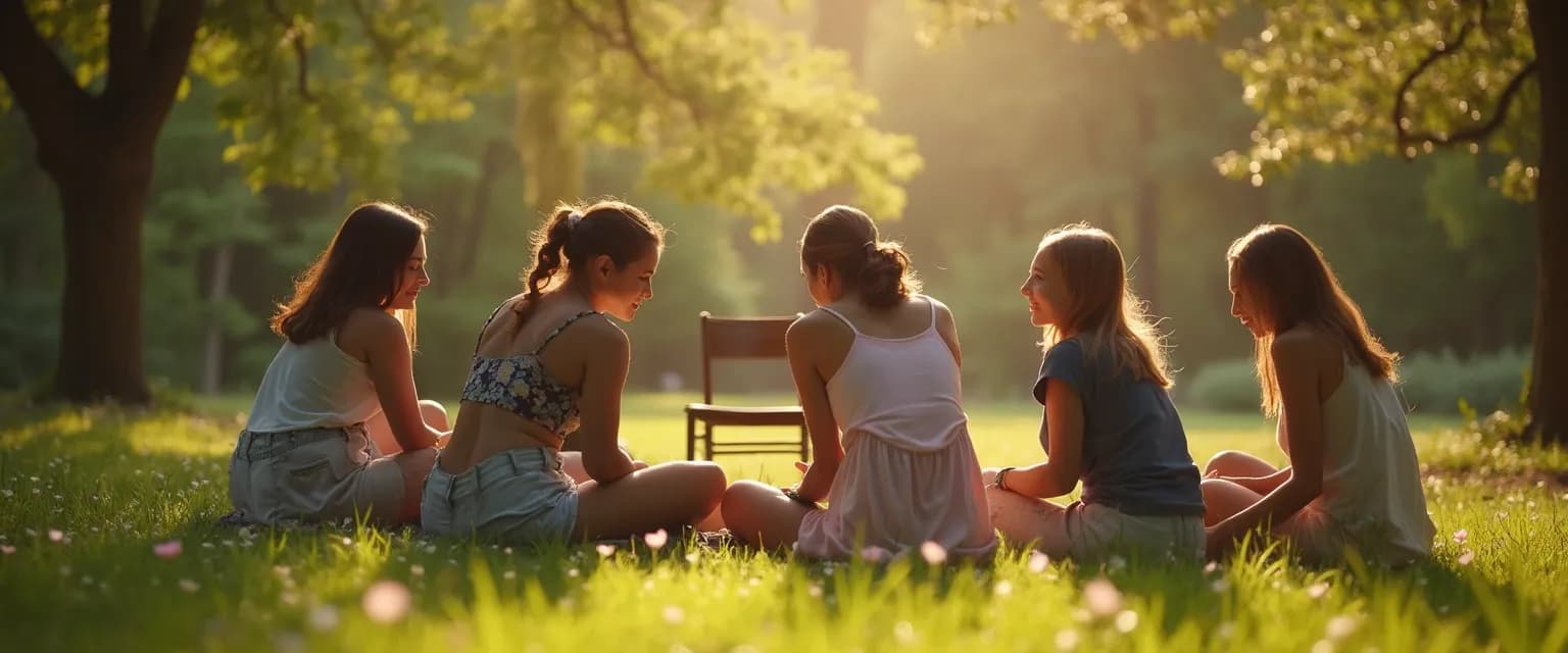 Women supporting each other in a grief share program for recent widows
