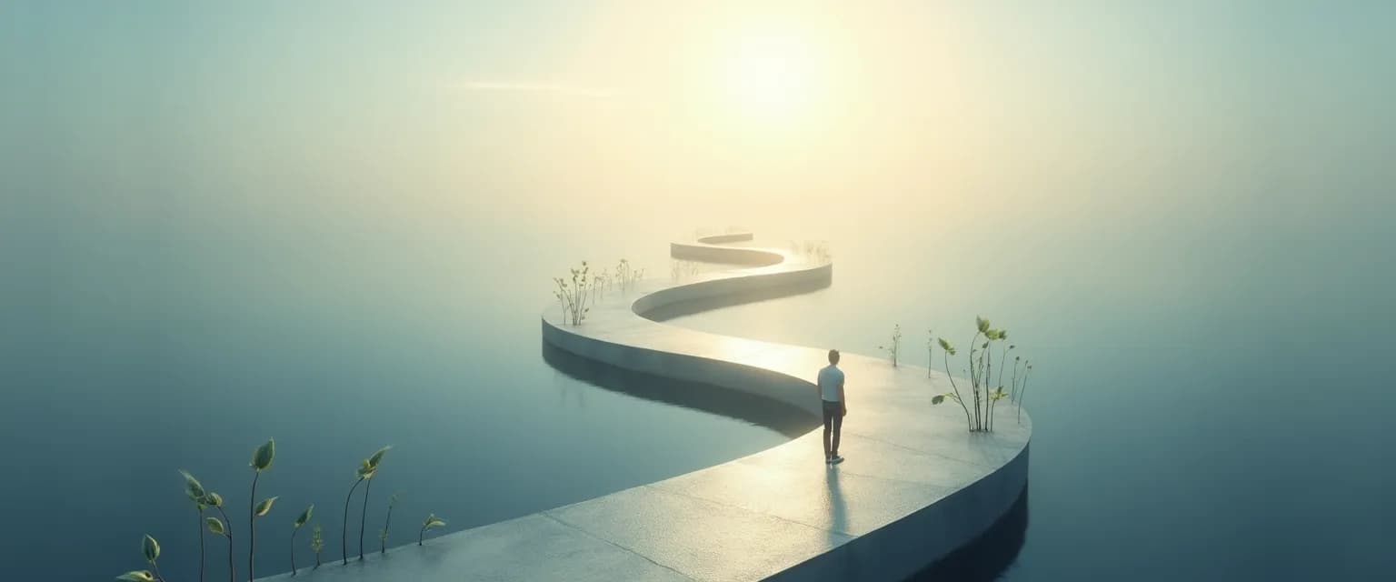 Professional looking through a beginner's mind lens for career breakthroughs