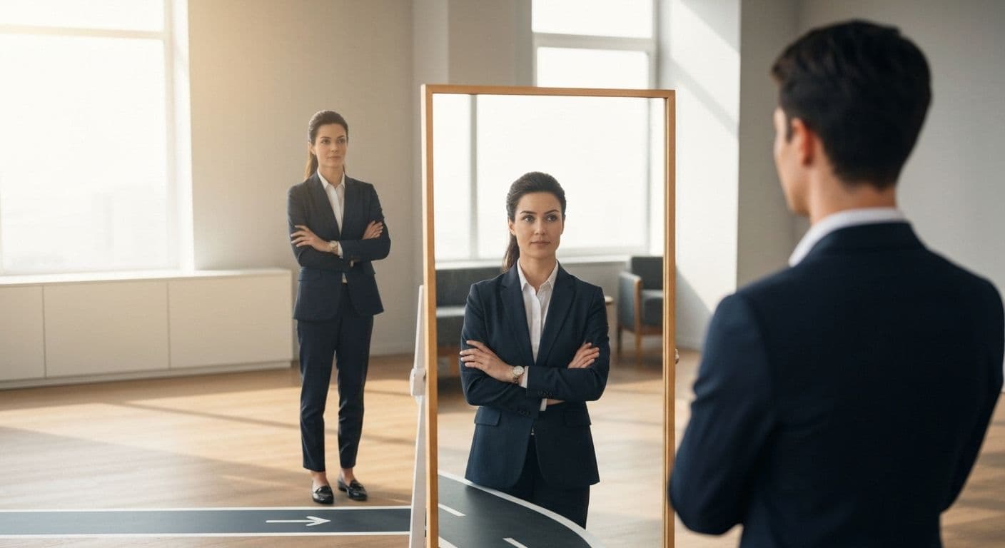 Person reflecting thoughtfully demonstrating self-awareness for better decision-making