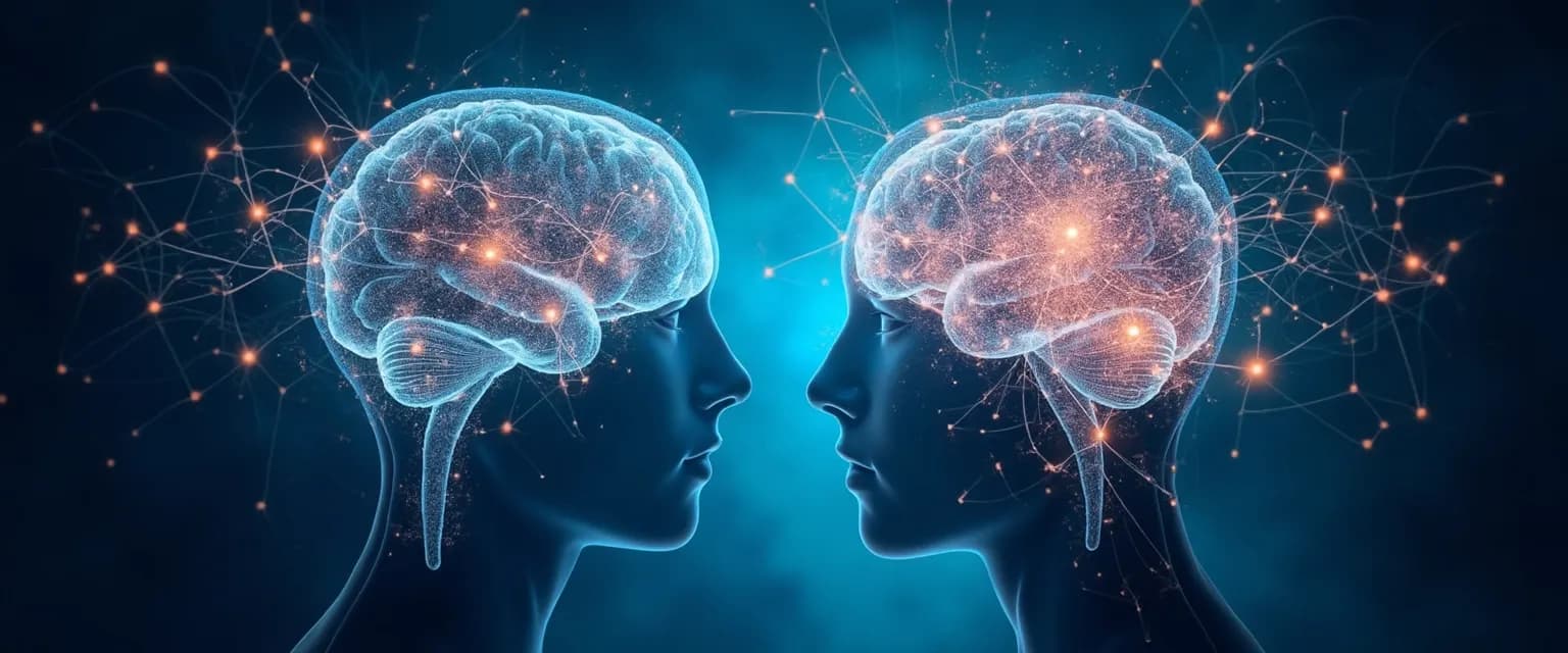 Person using mind hacking techniques to rewire mental shortcuts and transform thinking patterns