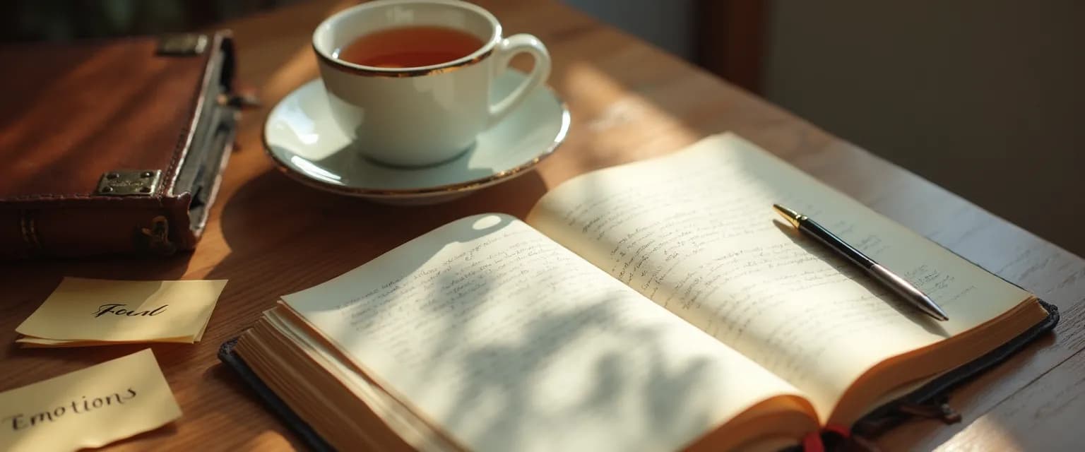 Professional using exercises to enhance emotional intelligence in workplace setting