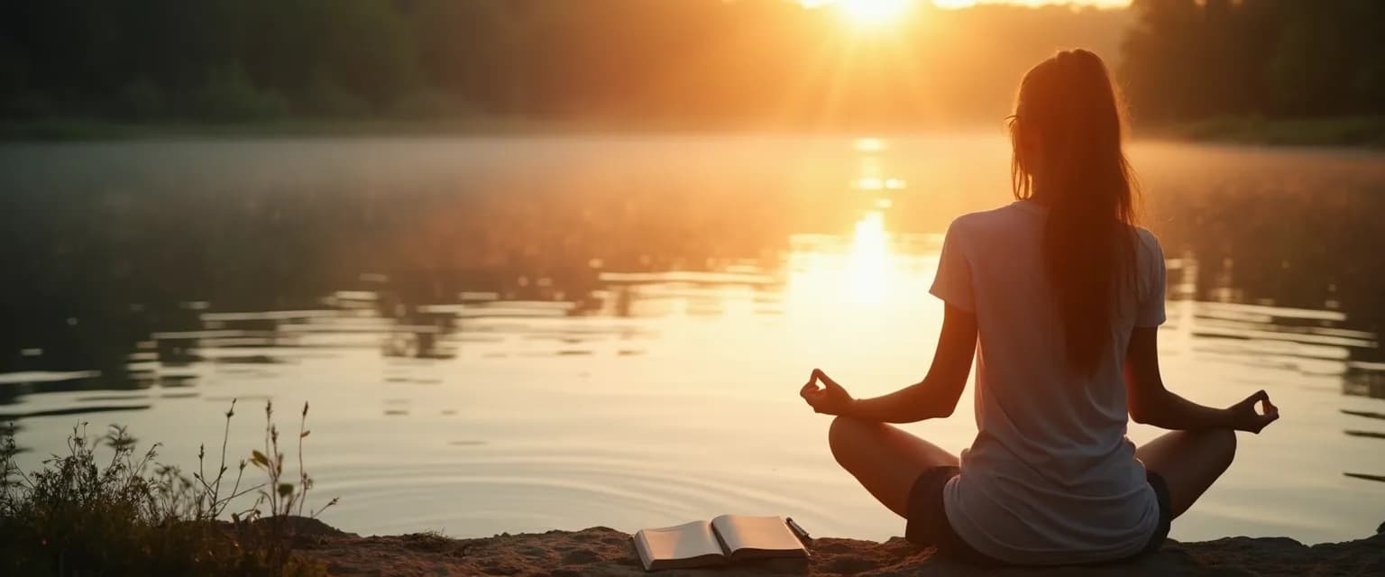 Person practicing daily reflection exercises for increasing self-awareness emotional intelligence