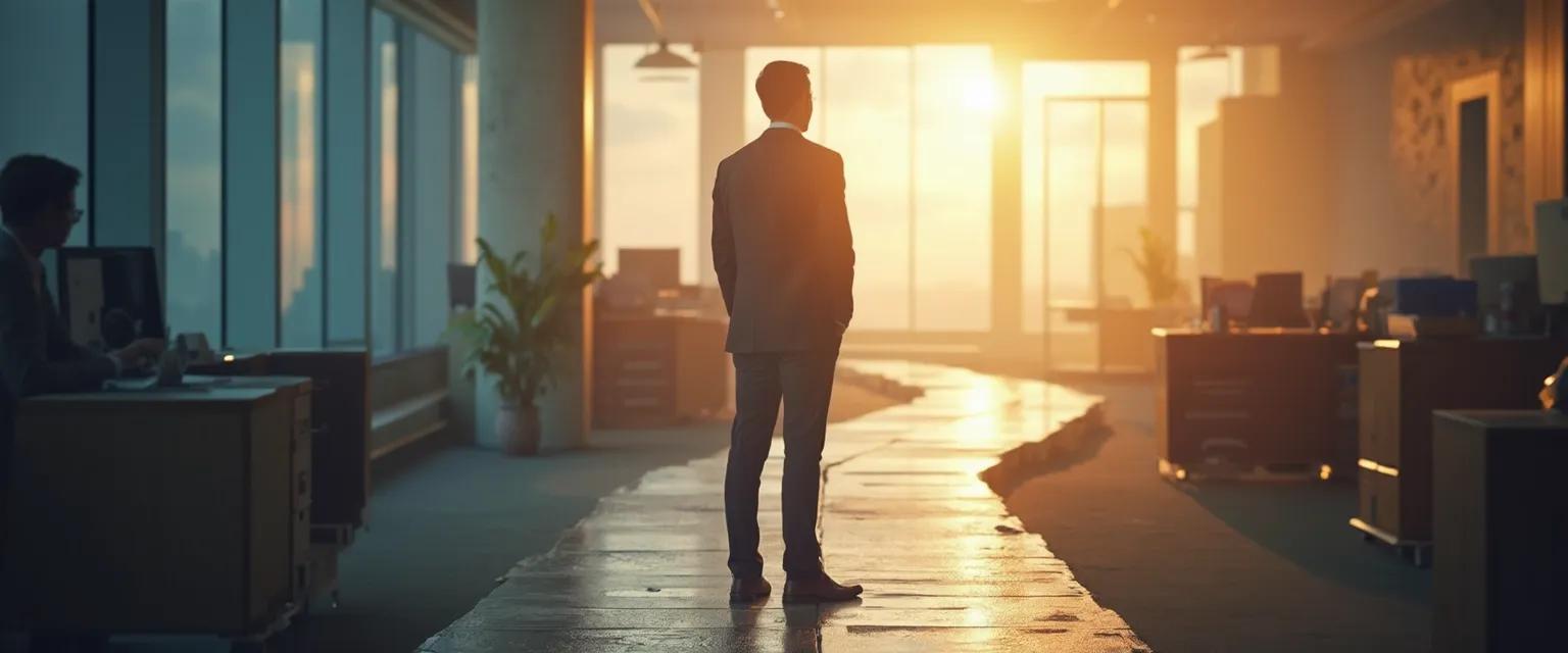 Professional showing resilience at work by bouncing back from workplace setbacks