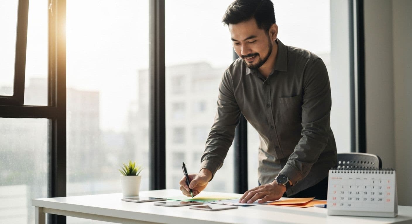 Person using smartphone to complete the SoFi breakup challenge and rebuild financial identity