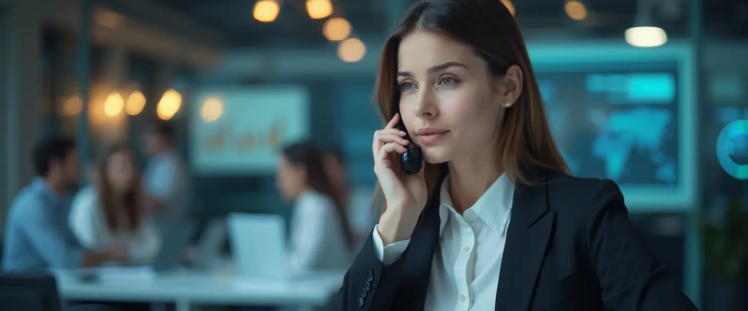 Sales professional using the emotional quotient techniques during a high-pressure client meeting