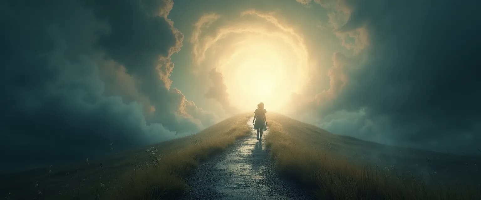 The cyclical stages of grief showing transformation and personal growth