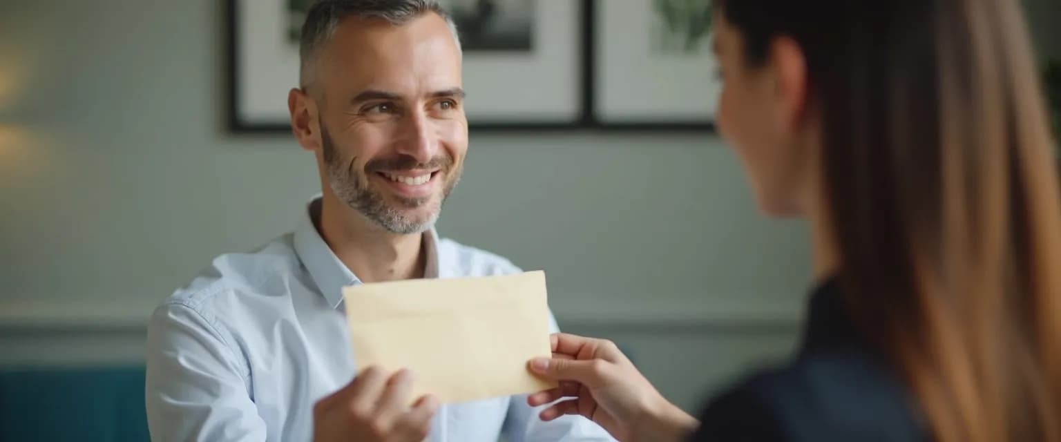 Person thoughtfully preparing to be a heartbreak messenger for delivering difficult news