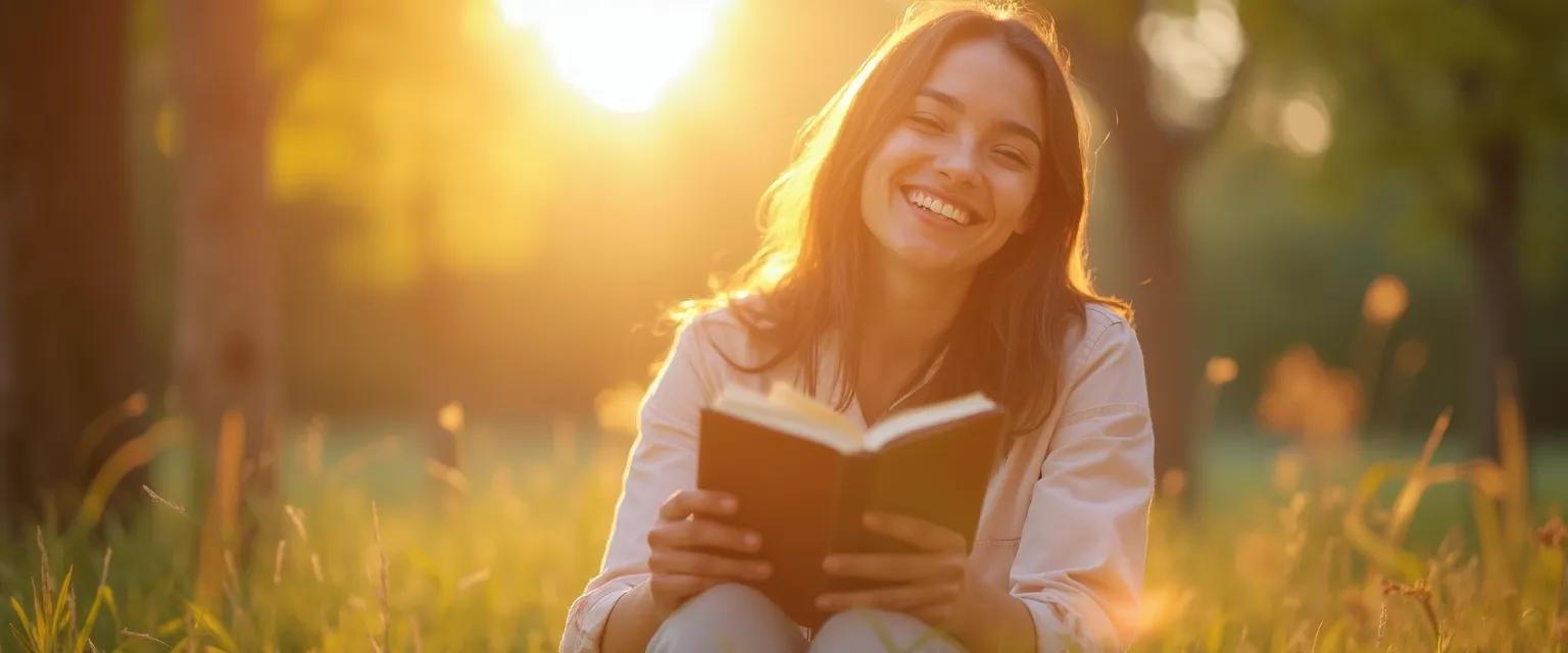 Person experiencing joy while building resilience and happiness through simple daily practices