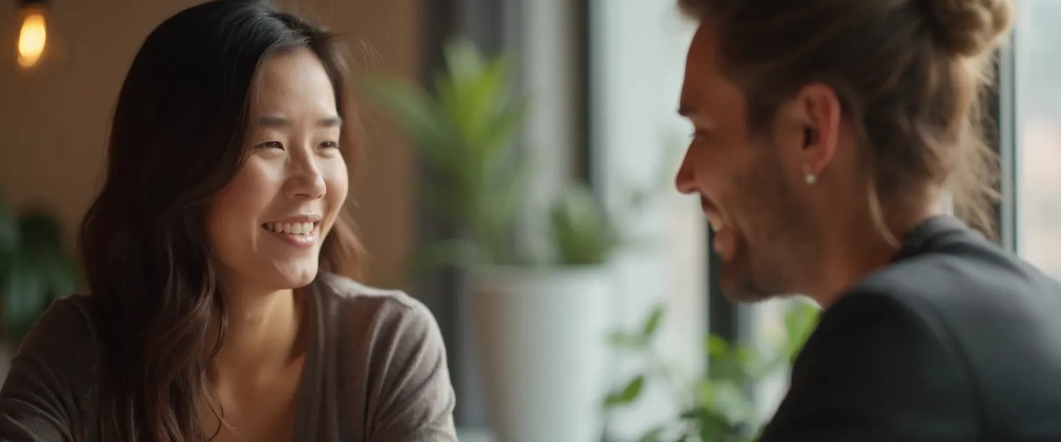 Business professionals demonstrating how to lead with emotional intelligence during a tough conversation