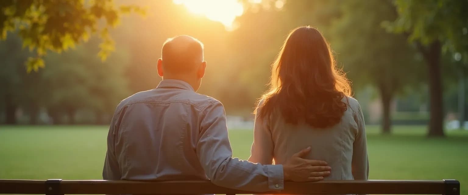 Person offering Christian words of comfort to someone grieving with compassion and sensitivity
