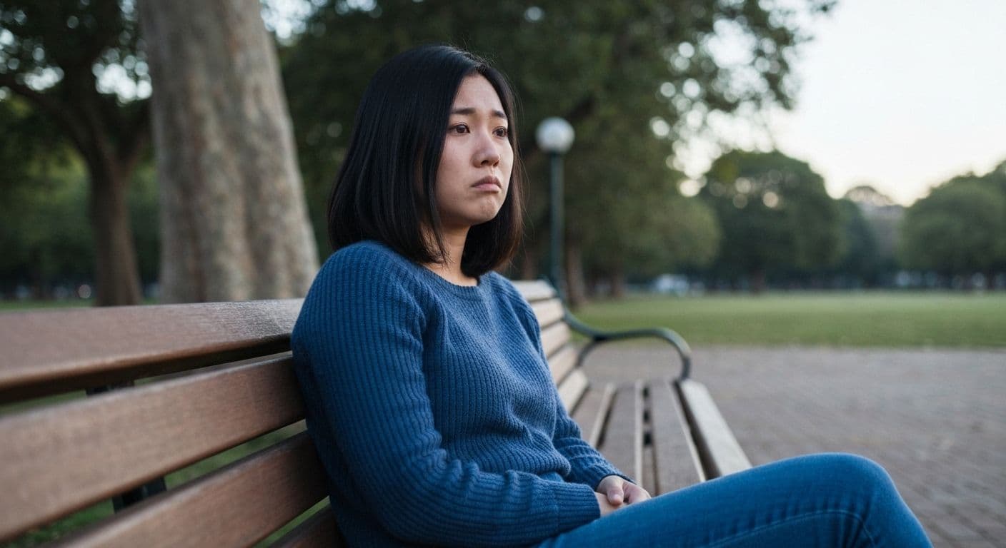 Person looking hopeful while learning how to overcome heartbreak and move on after a difficult breakup