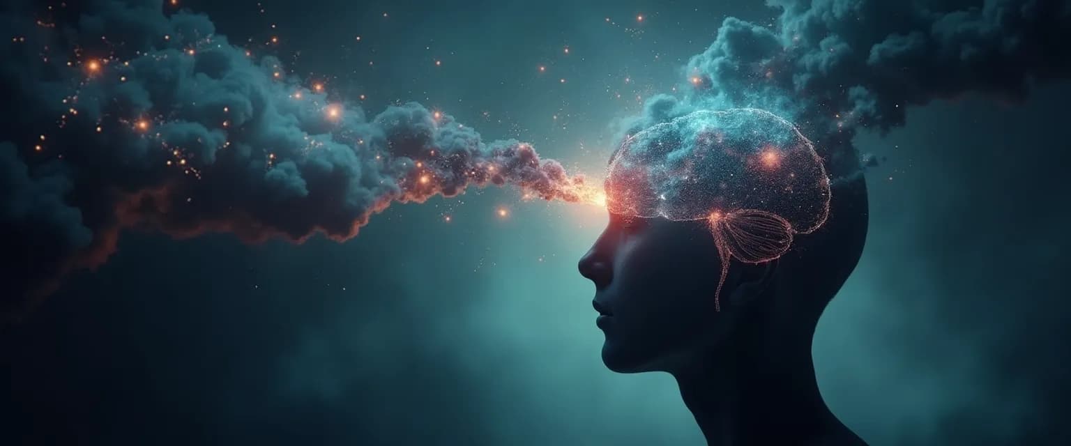 Person practicing mind hacking techniques to break negative thought patterns