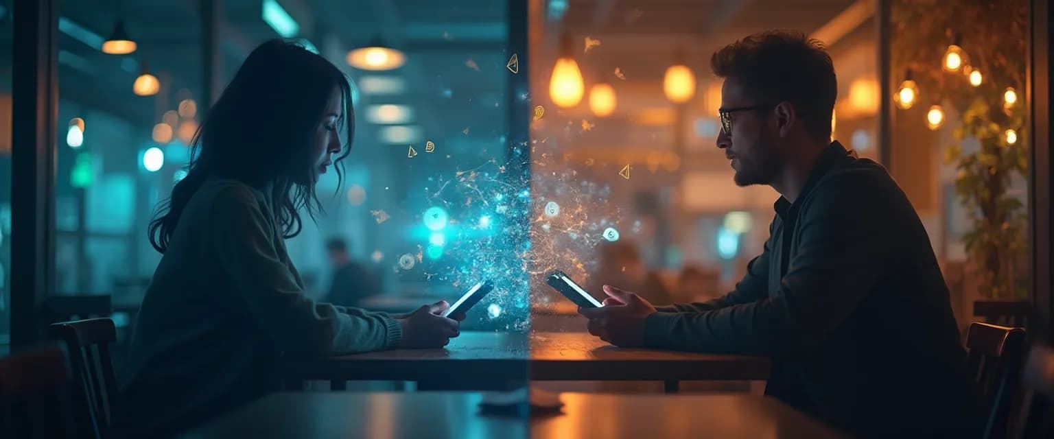 Visual representation of the code for love and heartbreak showing relationship pattern algorithms