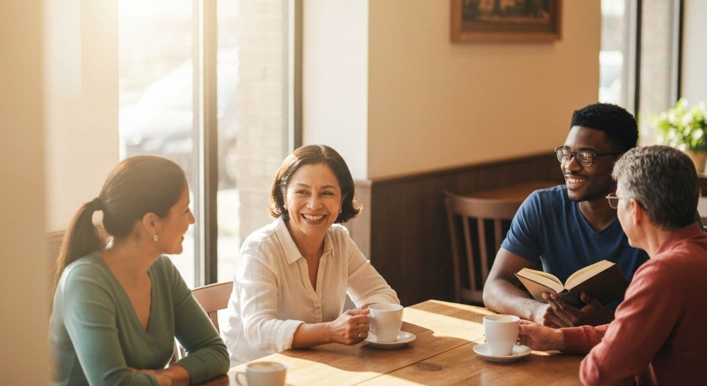 People gathering in supportive GriefShare groups near me for community-based grief healing