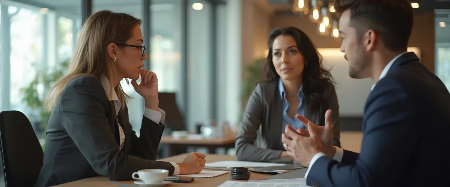 Professional using emotional intelligence and resilience strategies during workplace conflict resolution