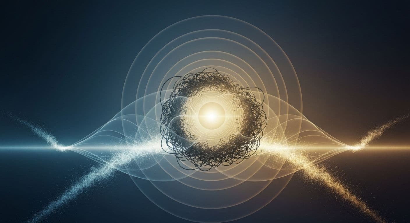 Visual representation of awareness of awareness showing layers of consciousness observing thoughts and breaking negative thought loops