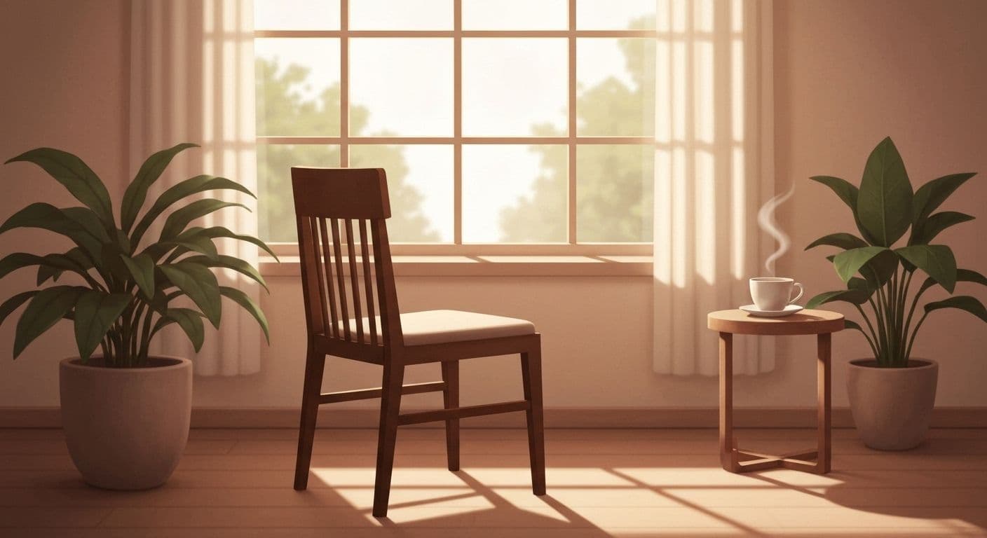 Person feeling so sad after breakup sitting alone but looking hopeful, representing emotional healing journey