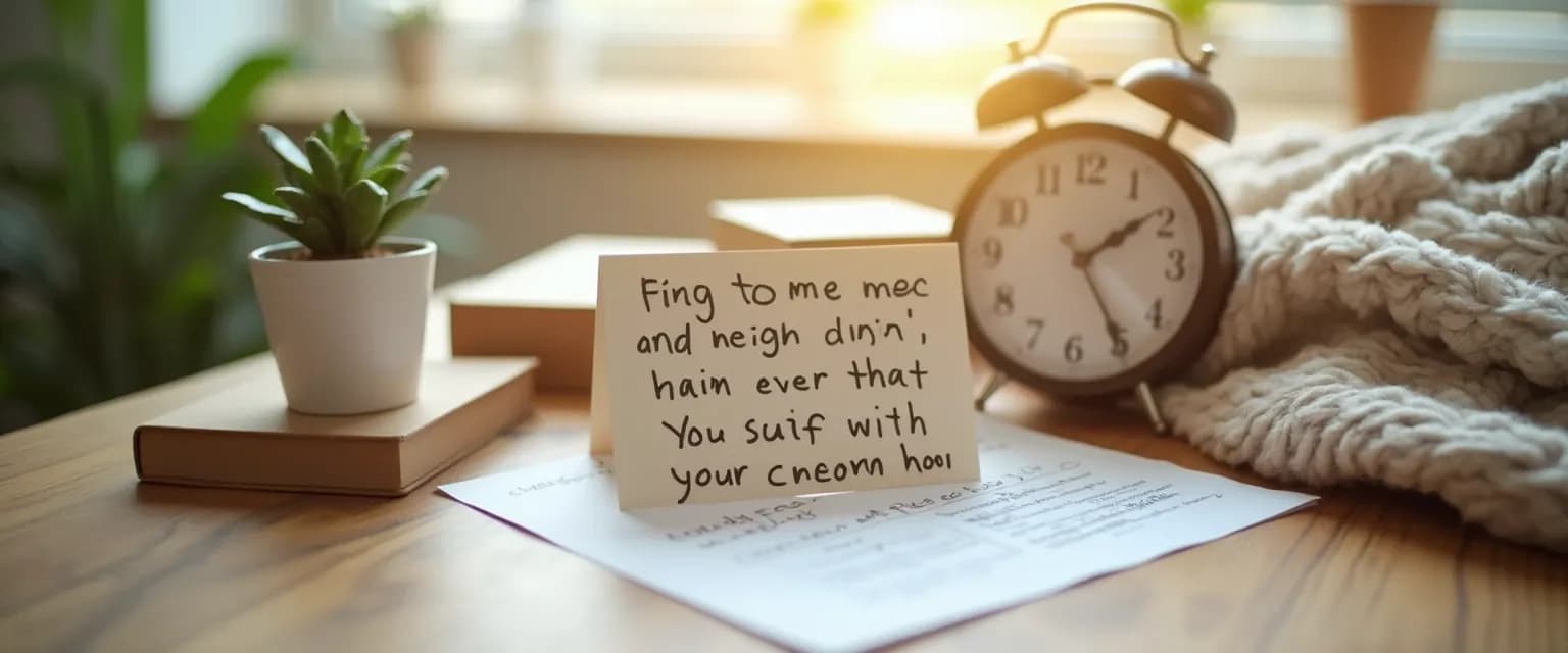 Thoughtful gift for a bereaved friend with a handwritten note of support