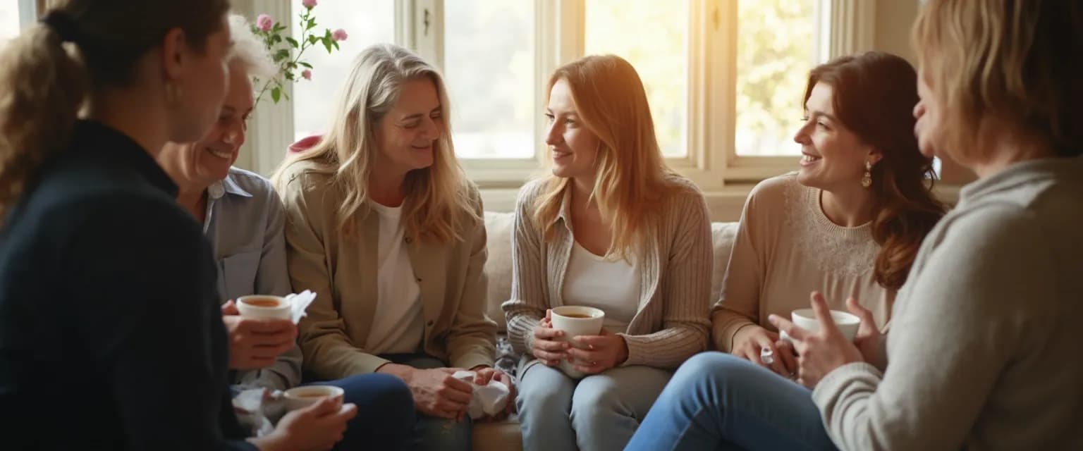 People supporting each other in a GriefShare grief recovery support group session