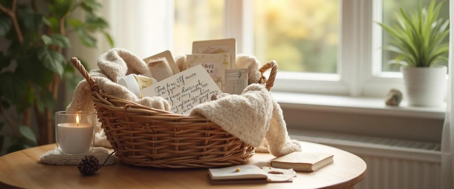 Thoughtful gift basket ideas to send to someone who lost a loved one