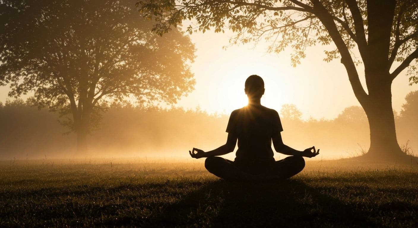 Person practicing mind over matter psychology techniques for managing chronic fatigue through mental energy strategies