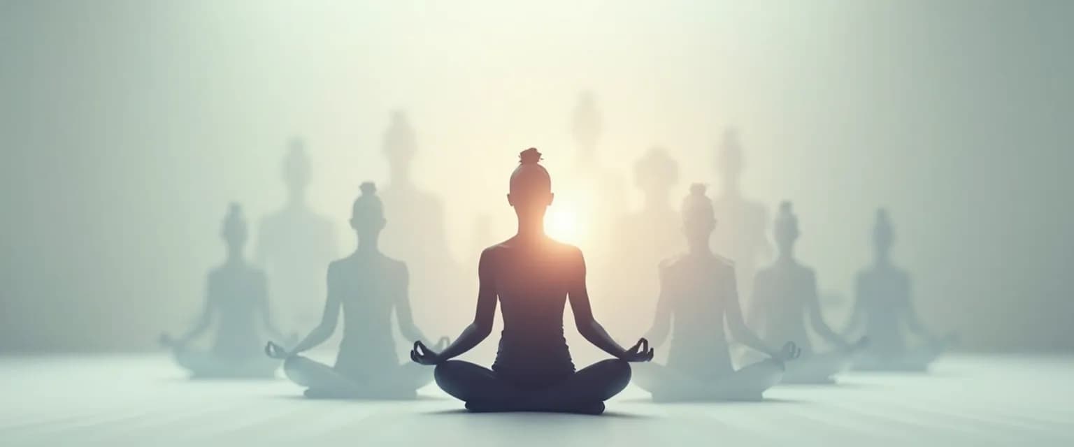 Person practicing awareness of awareness techniques during daily activities