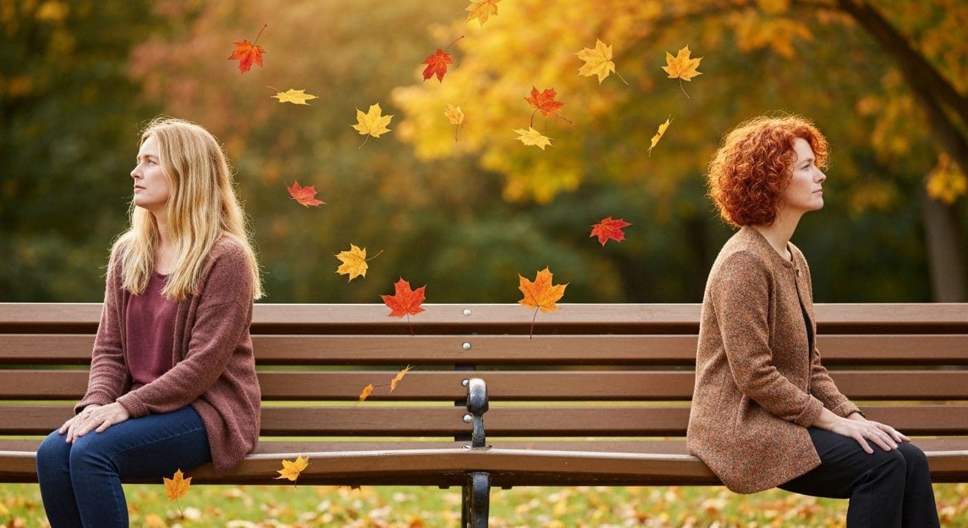 Two women having a serious conversation about female friendship breakups and whether their friendship is worth saving