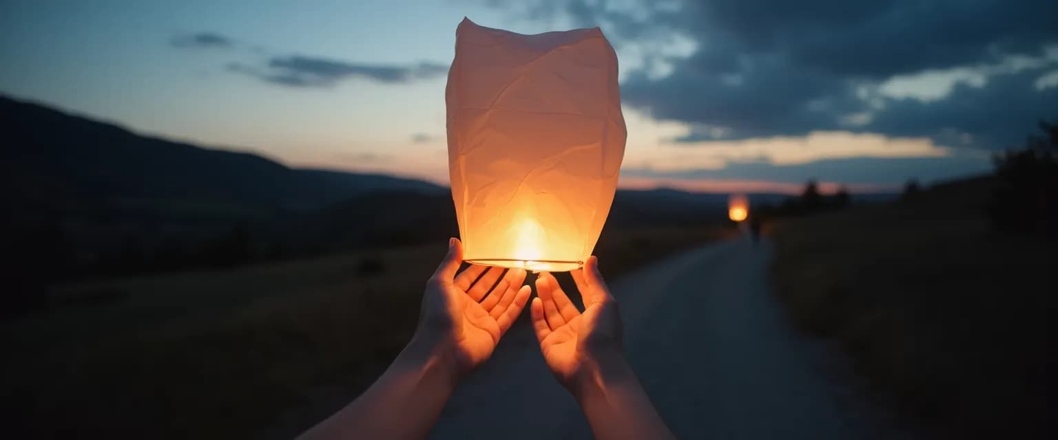 Person practicing healing rituals after mutual breakup as recommended by Reddit users