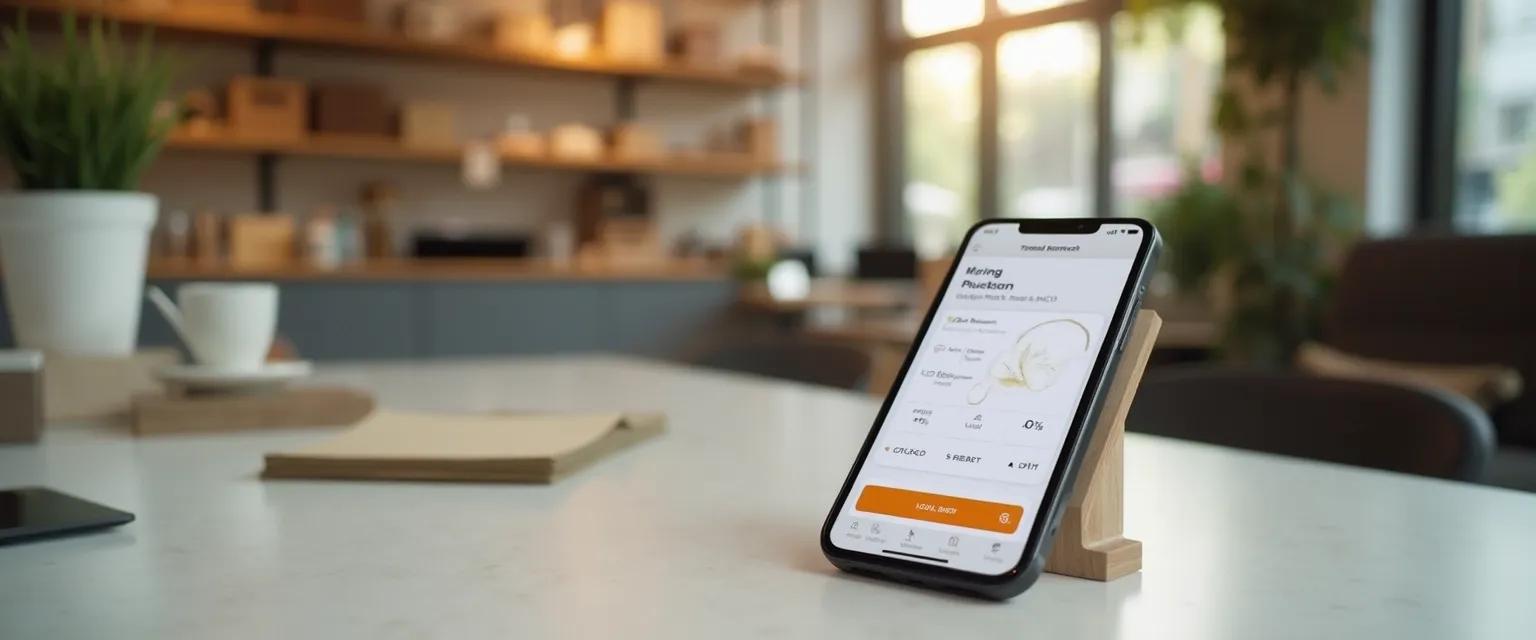 Small business team using a human resources app for strategic growth