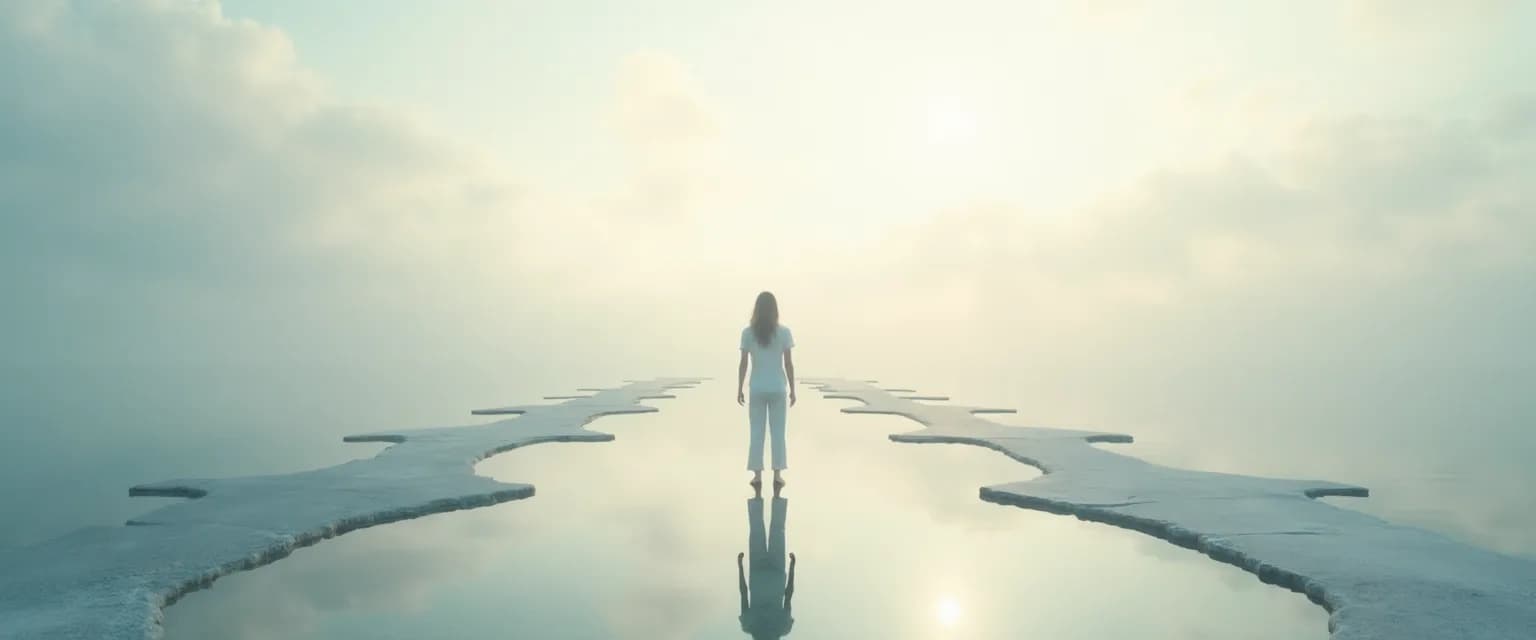 Person practicing self-awareness techniques to explain the concept of self-awareness without overthinking