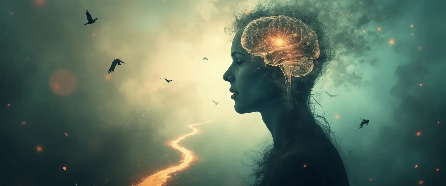 Illustration showing how the unconscious mind influences daily decisions through hidden pathways