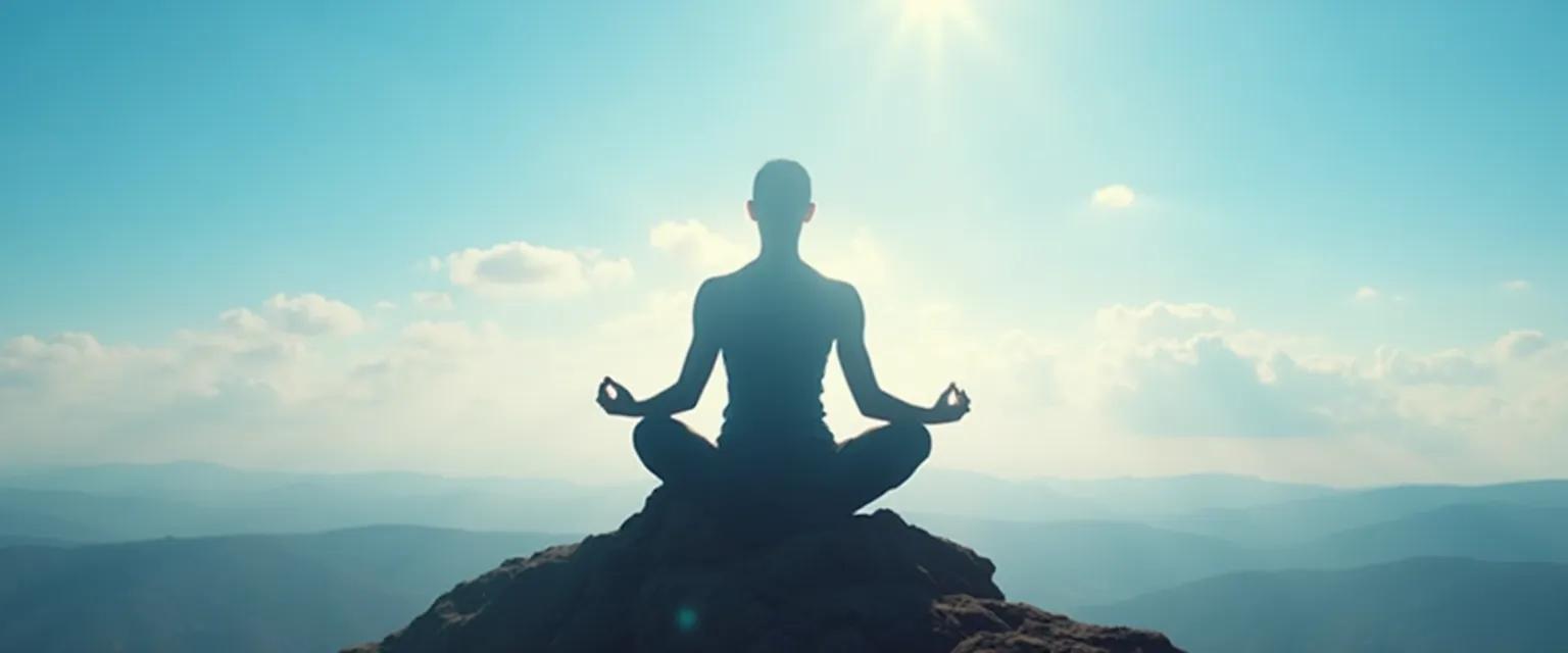 Person practicing self-awareness learning to know oneself through mindful reflection