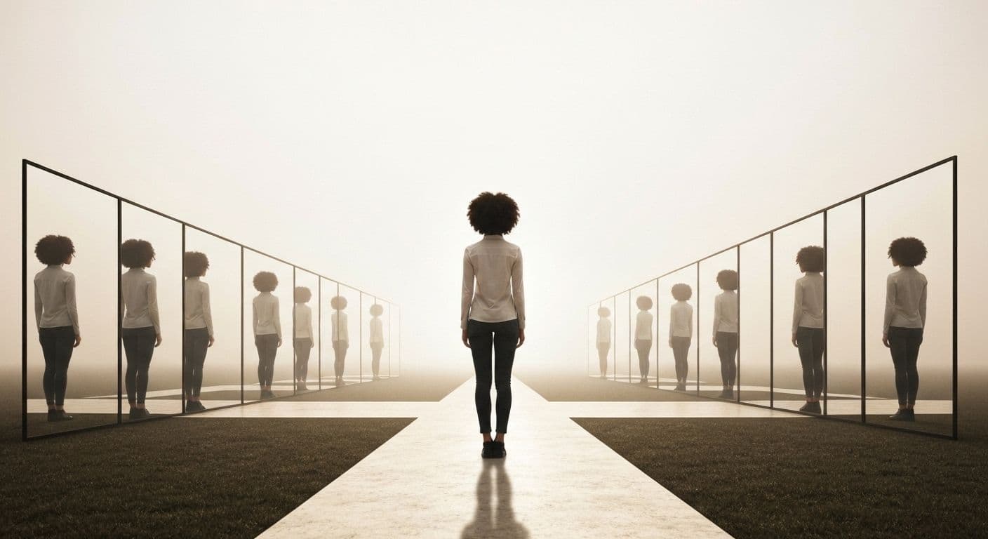 Person reflecting on 5 self-awareness gaps that create unproductive behavioral patterns