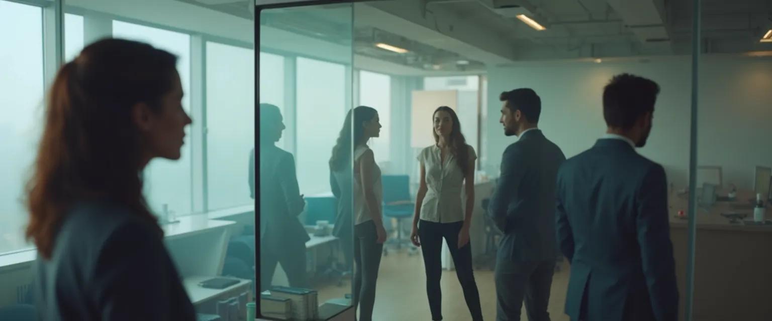 Professional practicing daily self-awareness techniques at work