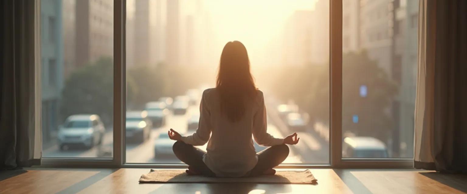 Person practicing authentic mindfulness technique as an alternative to mcmindfulness approaches