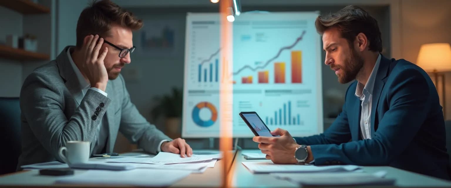 Small business team using HRM apps to track employee satisfaction and reduce turnover