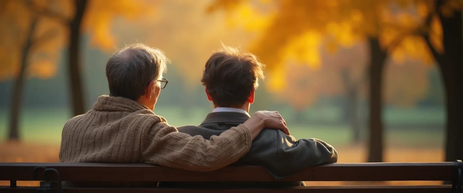 Person comforting friend showing what to say to someone who lost someone they loved